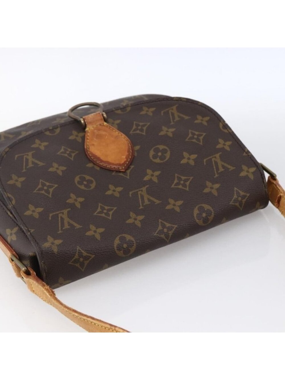 Authentic LOUIS VUITTON Monogram Saint Cloud GM Shoulder Bag M51242 LV - Picture 12 of 16